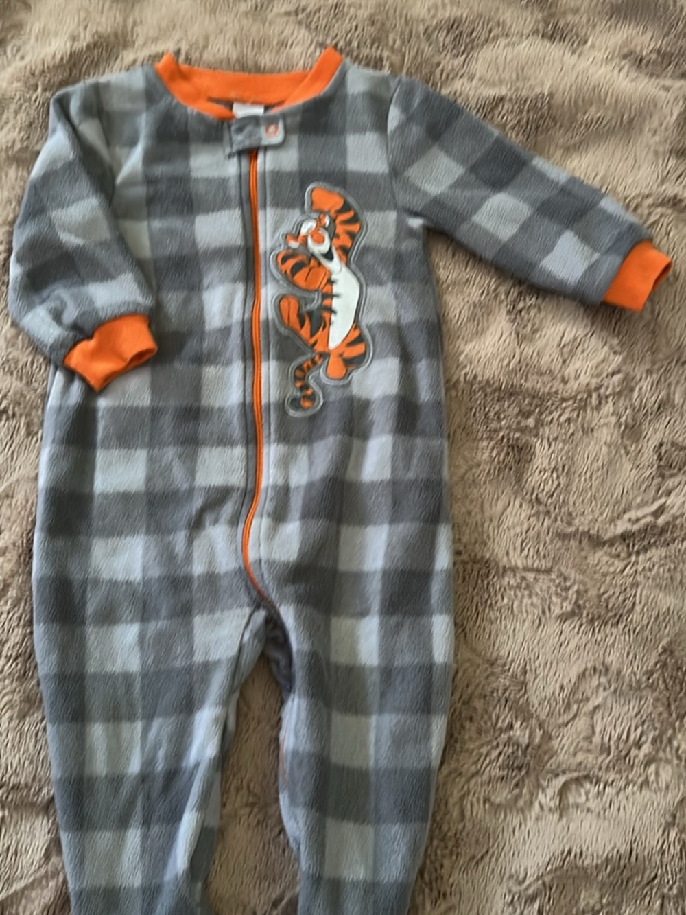 Disney Baby Tigger fleece sleeper, 6-12 months